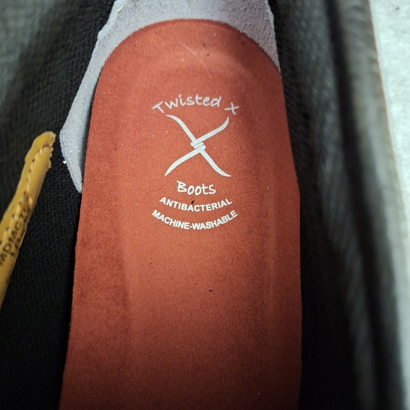 Twisted X Black Leather Safety Toe Moc - Picture 6 of 7